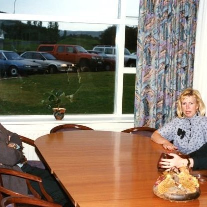 Þessi þrjú lögðu sitt af mörkum til framfara í Skaftárhreppi. Bjarni Jón Matthíasson, Hanna Hjartardóttir og Jóna Sigurbjartsdóttir.