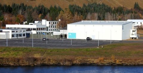 Íþróttamiðstöðin á Kirkjubæjarklaustri (Ljósm. LM)
