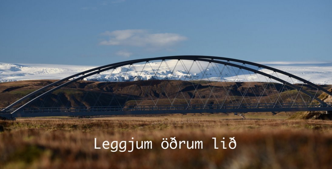 Íbúar Skaftárhrepps brugðust vel við og lögðu fjölskyldu til aðstoð en ekki síður sendum við fjölsky…