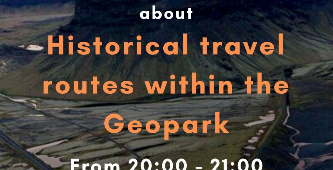 Historical travel routes within the Katla Geopark