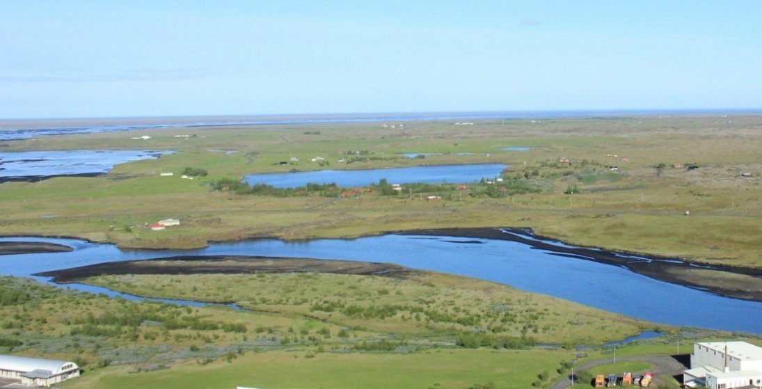 Hæðargarðsvatn í Landbroti (Ljósm. LM)