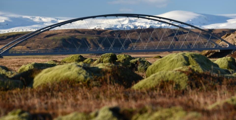 Nýja brúin yfir Eldvatnið við Ása í Skaftártungu (Ljósm. Hasse)
