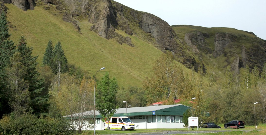 Heilsugæslan á Kirkjubæjarklaustri (Ljósm. LM)