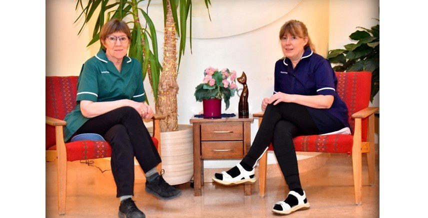 Matthildur Pálsdóttir og Margrét Guðmundsdóttir  (Ljósm. Hasse)