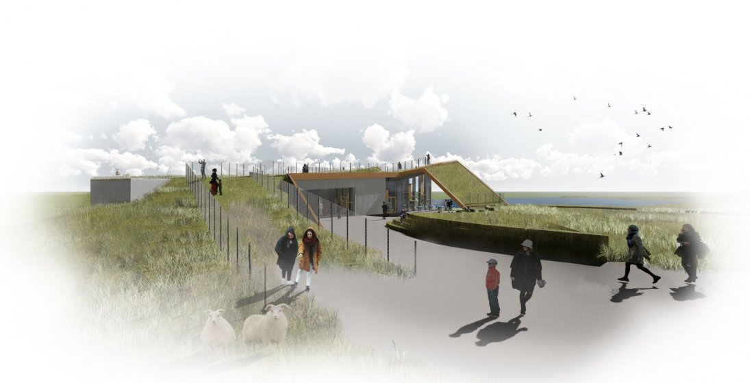 Gestastofa Vatnajökulsþjóðgarðs í landi Hæðargarðs í Landbroti (Ljósm. Arkís)