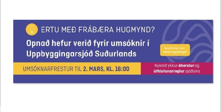 Ertu með hugmynd? Sæktu um styrk!