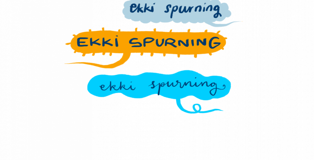 Teikning Rán Flygenring og Elín Elísabet