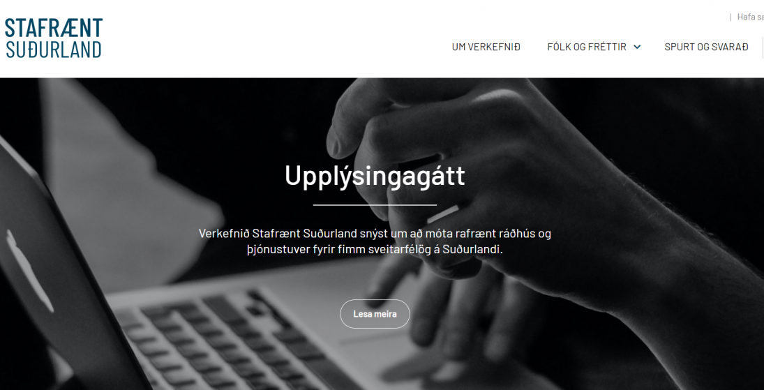 Stafrænt Suðurland, samstarfsverkefni hreppanna fimm