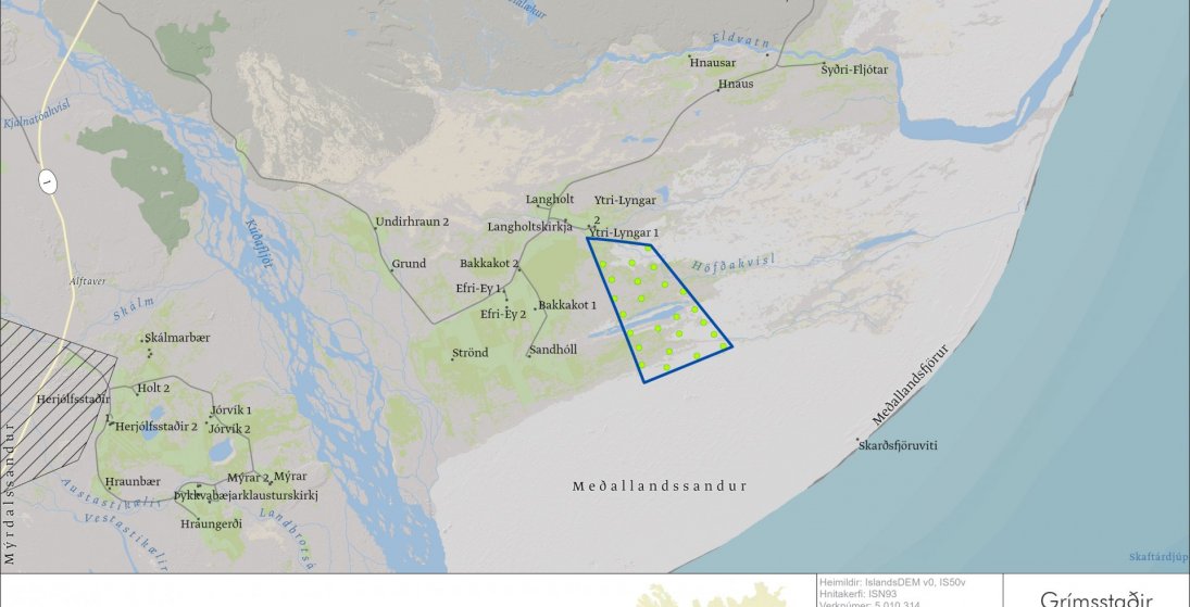 Kynning á vindorkugarði á Grímsstöðum í Meðallandi