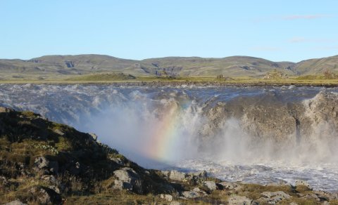 Hnútuvirkjun verður í Hverfisfljóti í Skaftárhreppi (Ljósm. LM)