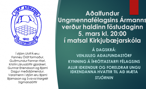 Aðalfundur 5. mars 2021