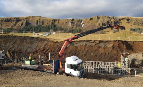 Gestastofan rís. Myndin er tekin 15. október 2021 (Ljósm. LM)