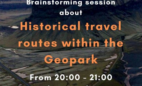 Historical travel routes within the Katla Geopark