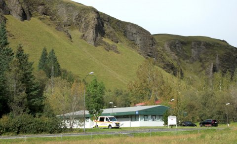 Heilsugæslan á Kirkjubæjarklaustri (Ljósm. LM)