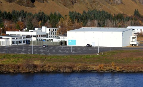 Íþróttamiðstöðin á Kirkjubæjarklaustri (Ljósm. LM)