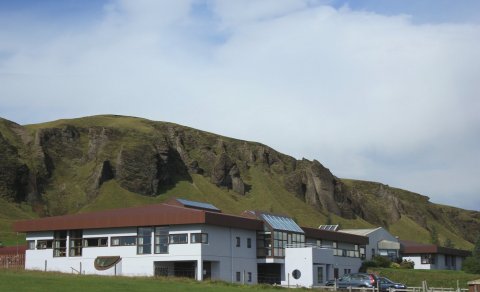 Handverksbúðin er í kjallara Klausturhóla. (Ljósm. LM)