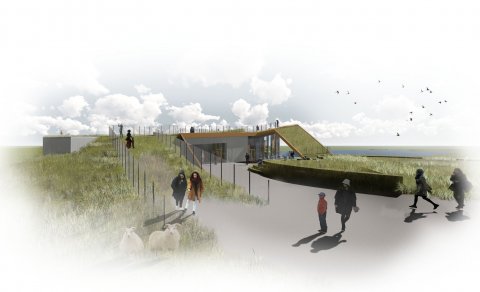 Gestastofa Vatnajökulsþjóðgarðs í landi Hæðargarðs í Landbroti (Ljósm. Arkís)