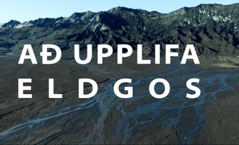 Stuttmyndin Að upplifa eldgos er aðgengileg á klaustur.is