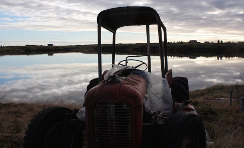 Þessi hefur einhverntíma létt mönnum lífið við bústörfin. (Ljósm. LM)