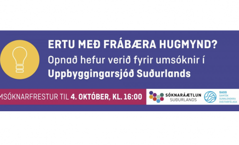 Síðasti skiladagur er 4. október, klukkan 16:00