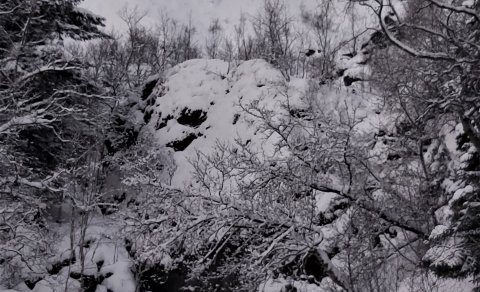 Það er fallegt á Klaustri í dag og tími til gönguferða frekar en sundferða (Ljósm. LM)