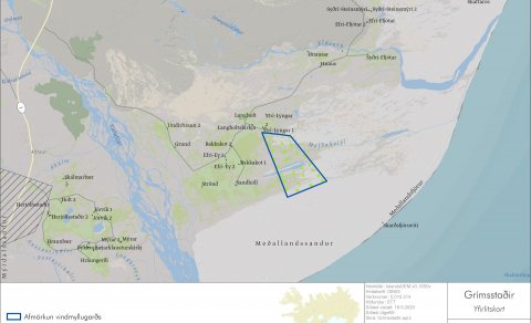 Kynning á vindorkugarði á Grímsstöðum í Meðallandi
